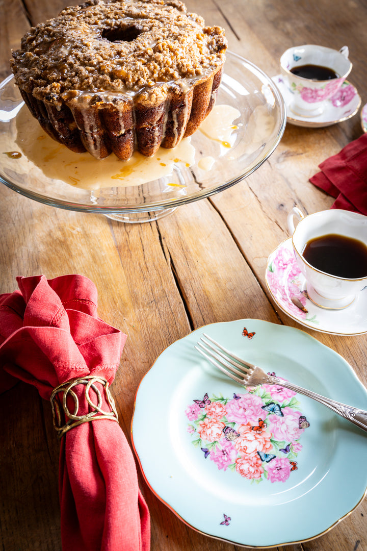 Coffee Caramel Cinnamon Streusel Coffee Cake