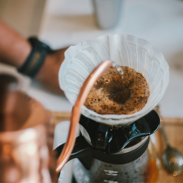 Home pour over coffee