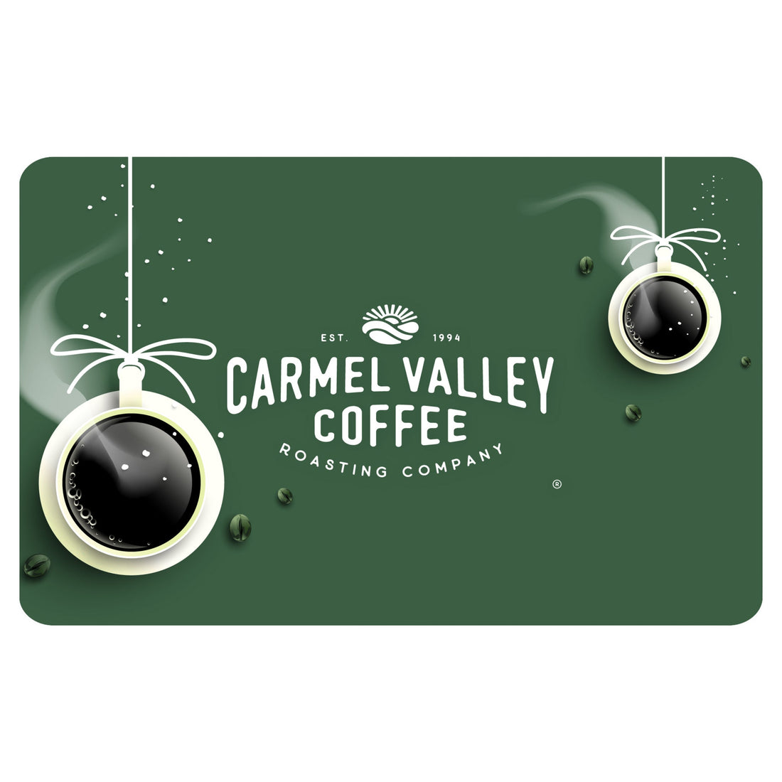 Holiday eGift Card from Carmel Valley Coffee Roasting Co.